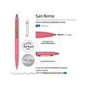 Ручка металлическая шариковая «San Remo», софт-тач для нанесения логотипа