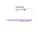 Ручка металлическая шариковая «San Remo», софт-тач для нанесения логотипа
