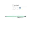 Ручка металлическая шариковая «San Remo», софт-тач для нанесения логотипа