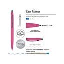 Ручка металлическая шариковая «San Remo», софт-тач для нанесения логотипа