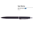 Ручка металлическая шариковая «San Remo», софт тач для нанесения логотипа