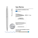 Ручка металлическая шариковая «San Remo» для нанесения логотипа