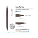 Ручка металлическая шариковая «San Remo» для нанесения логотипа