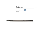Ручка металлическая шариковая «Palermo» для нанесения логотипа
