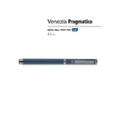 Ручка металлическая шариковая «Venezia Pragmatico» софт-тач для нанесения логотипа