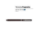 Ручка металлическая шариковая «Venezia Pragmatico» софт-тач для нанесения логотипа