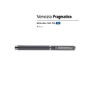 Ручка металлическая шариковая «Venezia Pragmatico» софт-тач для нанесения логотипа