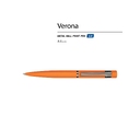 Ручка металлическая шариковая «Verona», софт-тач для нанесения логотипа