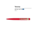 Ручка металлическая шариковая «Verona», софт-тач для нанесения логотипа