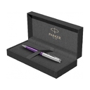 Ручка шариковая Parker «Sonnet Essentials Violet SB Steel CT» для нанесения логотипа
