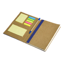 Блокнот А5 «Write and stick» с ручкой и набором стикеров для нанесения логотипа