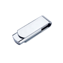USB 2.0- флешка на 16 Гб глянцевая поворотная для нанесения логотипа