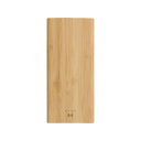 Внешний беспроводной аккумулятор из бамбука «Bamboo Air», 10000 mAh для нанесения логотипа