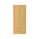 Внешний беспроводной аккумулятор из бамбука «Bamboo Air», 10000 mAh для нанесения логотипа