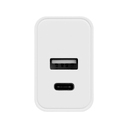 Сетевое зарядное устройство c выходами USB-A и USB-C «Recharger», 10 Вт для нанесения логотипа