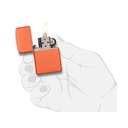 Зажигалка ZIPPO Classic с покрытием Orange Matte для нанесения логотипа
