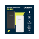 Внешний аккумулятор «PB-2001», 20000 mAh для нанесения логотипа