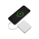 Внешний аккумулятор со встроенным кабелем USB-C «Дэнси», 5000 мАч для нанесения логотипа