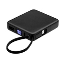 Внешний аккумулятор со встроенным кабелем USB-C «Дэнси», 5000 мАч для нанесения логотипа