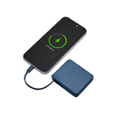 Внешний аккумулятор со встроенным кабелем USB-C «Дэнси», 5000 мАч для нанесения логотипа