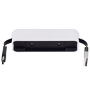 USB-хаб «Hubix» с коннектором 2-в-1 USB-C и USB-A, 2.0 для нанесения логотипа