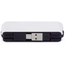 USB-хаб «Hubix» с коннектором 2-в-1 USB-C и USB-A, 2.0 для нанесения логотипа