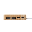 USB-хаб «Memo», 2*USB, 2*Type C для нанесения логотипа