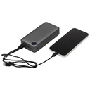 Внешний аккумулятор «Mild Pro» c быстрой зарядкой QC/PD, металлик soft-touch, 20 000 mAh для нанесения логотипа