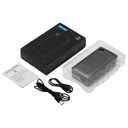 Внешний аккумулятор «Mild Pro» c быстрой зарядкой QC/PD, металлик soft-touch, 20 000 mAh для нанесения логотипа