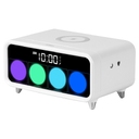 Часы с беспроводным зарядным устройством «Timebox 1» для нанесения логотипа