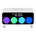 Часы с беспроводным зарядным устройством «Timebox 1» для нанесения логотипа