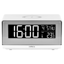 Часы с беспроводным зарядным устройством «Timebox 2» для нанесения логотипа