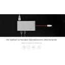 Хаб 8-в-1 Type-C «Hermes», USB 3.0 x 3, Type-C PD, HDMI, LAN, картридер для нанесения логотипа