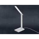 Настольная лампа с беспроводной зарядкой «LED FAROS» для нанесения логотипа
