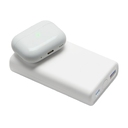 Внешний беспроводной аккумулятор 2-в-1 с функцией зарядки Apple Watch, QC/PD «AtomIQ», 10000 мАч для нанесения логотипа