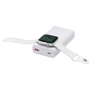Внешний беспроводной аккумулятор 2-в-1 с функцией зарядки Apple Watch, QC/PD «AtomIQ», 10000 мАч для нанесения логотипа