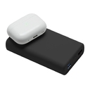 Внешний беспроводной аккумулятор 2-в-1 с функцией зарядки Apple Watch, QC/PD «AtomIQ», 10000 мАч для нанесения логотипа