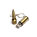 USB 2.0- флешка на 16 Гб в виде патрона от АК-47 для нанесения логотипа