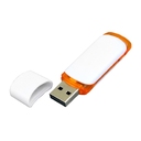 USB 2.0- флешка на 16 Гб с цветными вставками для нанесения логотипа
