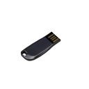 USB 2.0- флешка на 16 Гб компактная с мини чипом и овальным отверстием для нанесения логотипа