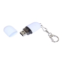 USB 2.0- флешка промо на 32 Гб каплевидной формы для нанесения логотипа