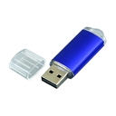 USB 2.0- флешка на 16 Гб с прозрачным колпачком для нанесения логотипа