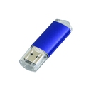 USB 2.0- флешка на 16 Гб с прозрачным колпачком для нанесения логотипа