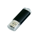 USB 2.0- флешка на 16 Гб с прозрачным колпачком для нанесения логотипа
