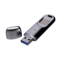 USB 3.0-флешка на 64 Гб со сканером отпечатков пальцев в подарочной упаковке для нанесения логотипа