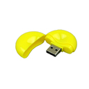 USB 2.0- флешка промо на 8 Гб круглой формы для нанесения логотипа