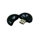USB 2.0- флешка промо на 8 Гб круглой формы для нанесения логотипа