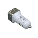 Квадратная автомобильная зарядка на 2 USB-порта для нанесения логотипа