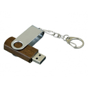 USB 2.0- флешка промо на 16 Гб с поворотным механизмом для нанесения логотипа