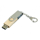 USB 2.0- флешка промо на 16 Гб с поворотным механизмом для нанесения логотипа